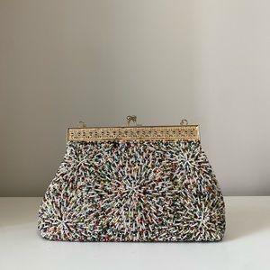 Vintage Hand Beaded Bag